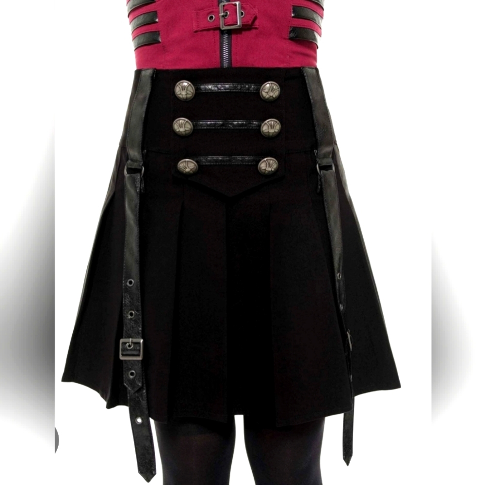 Killstar Dark academy mini skirt, Large